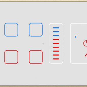 6gang+1Dimmer  +1Fan