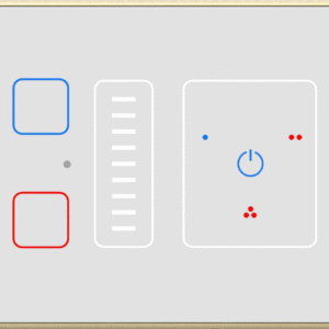 6gang+1Dimmer+ 1Fan+Socket