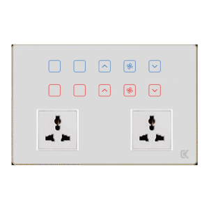 12M 4gang+2Fan+Socket*2